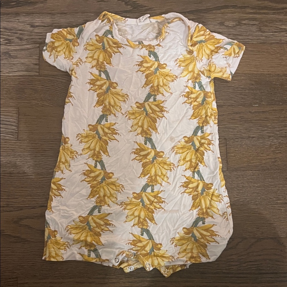 Kate Quinn Yellow Floral Bodysuit
